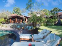 Villa East Indies, terrasse de la piscine